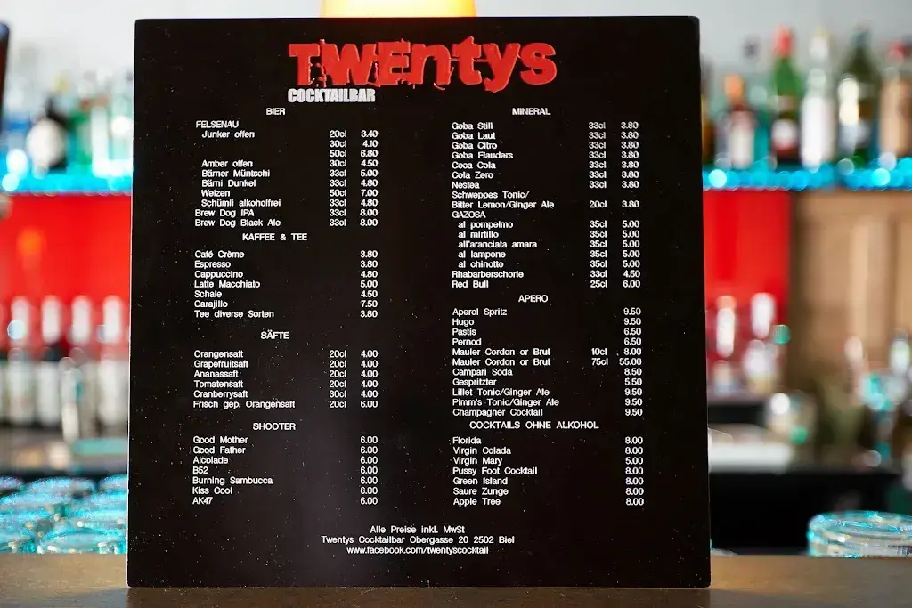 Menu_Twentys Cocktailbar_Biel_image_2