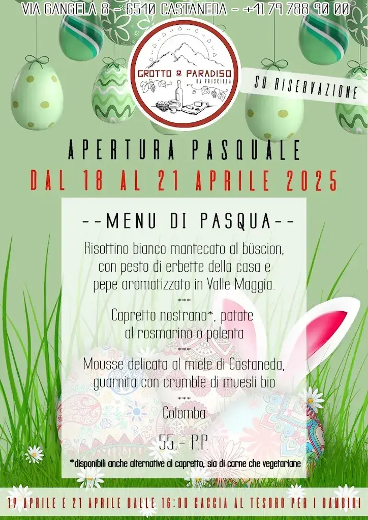 Menü_Ristorante Grotto Paradiso_Castaneda_Bild_2