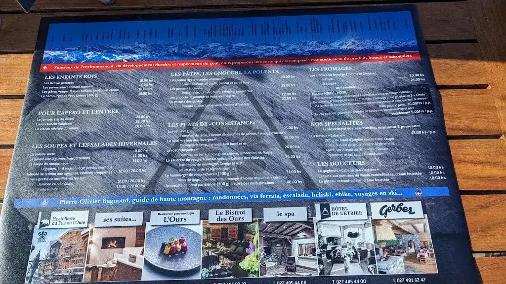 Menu_Cabane des Violettes CAS_Crans-Montana_image_3