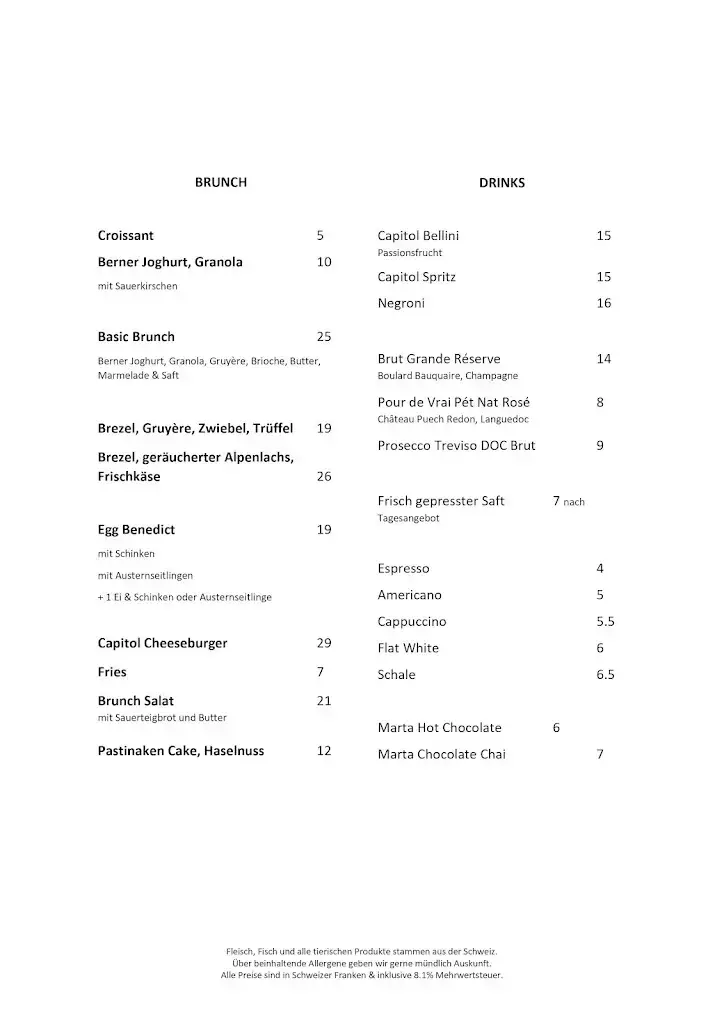 Menu_Capitol Restaurant & Bar_Bern_image_4