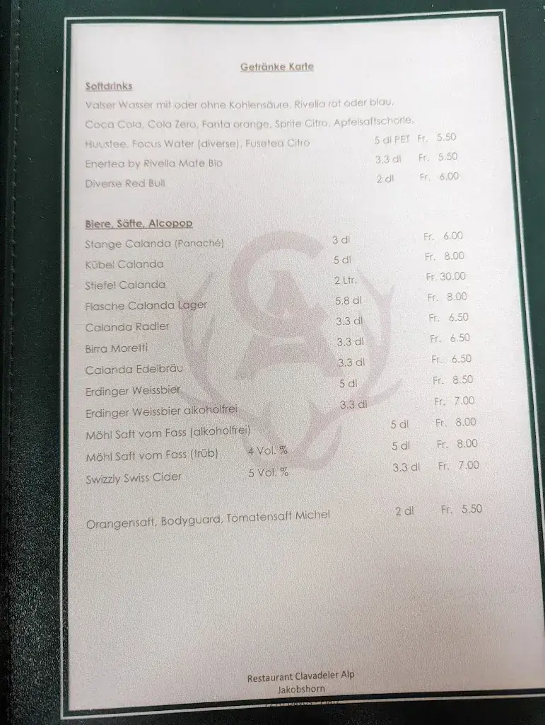 Menu_Bergrestaurant Clavadeler Alp_Davos_image_4