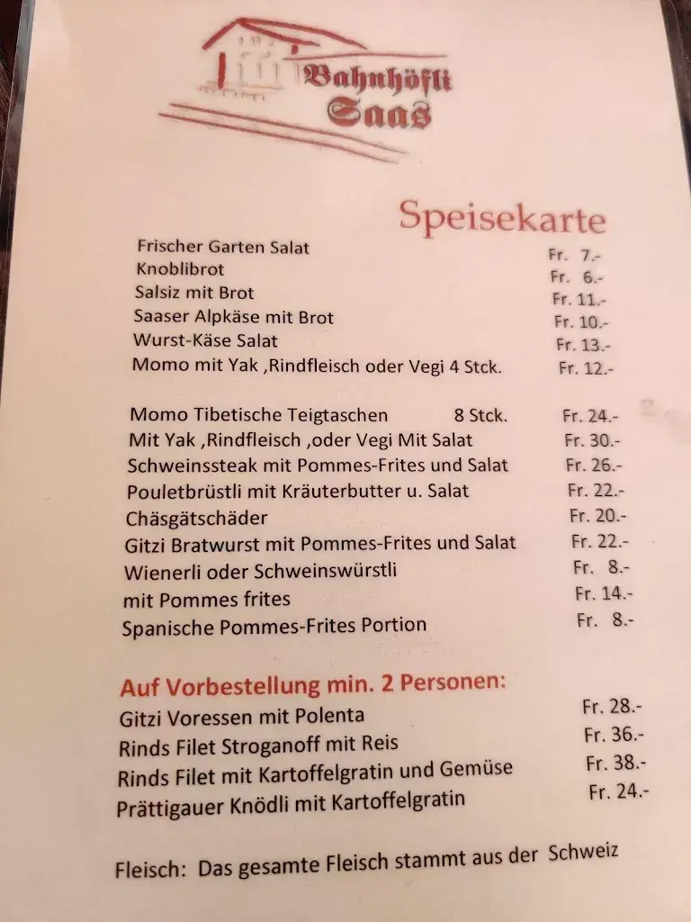Menu_Restaurant Bahnhöfli Saas_Saas im Prättigau_immagine_1