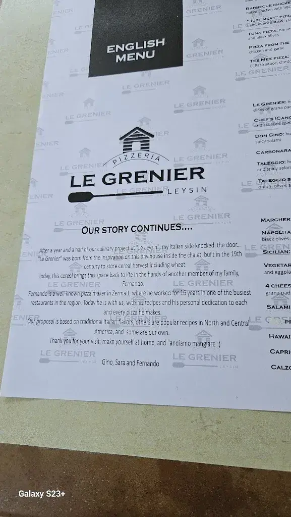 Menu_Restaurant Le Leysin_Leysin_image_3