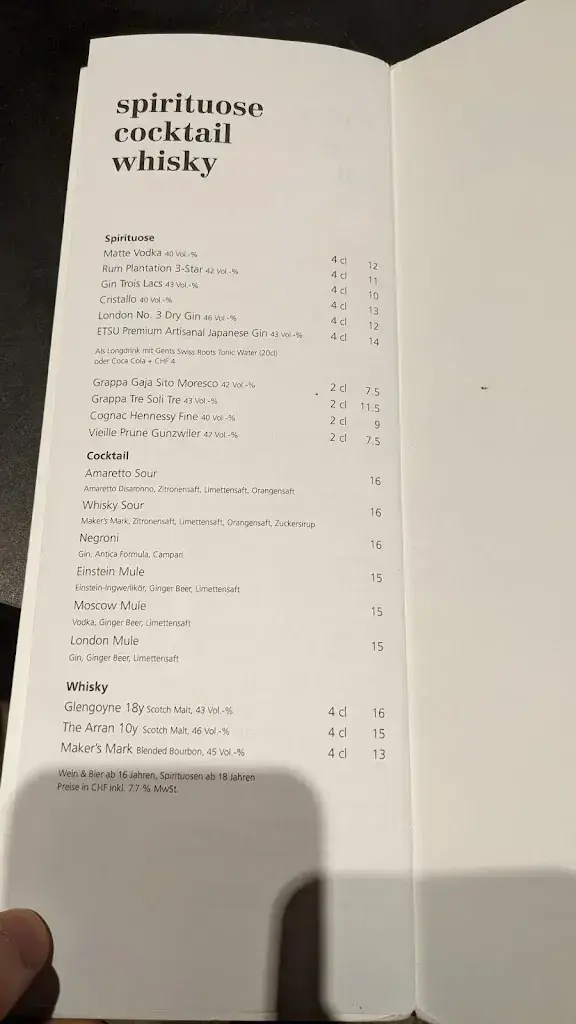 Einstein – café & bel étage restaurant à Bern