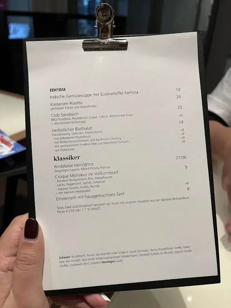 Menu_Einstein – café & bel étage_Bern_immagine_3