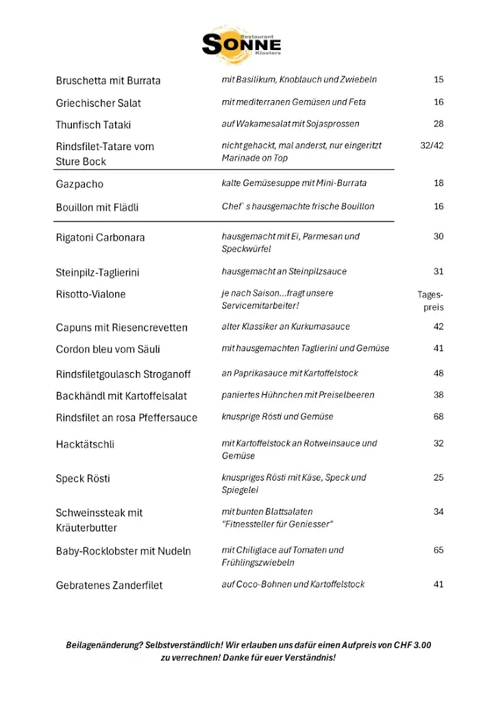 Menu_Sonne Restaurant & Fondue Stübli_Klosters-Serneus_image_3