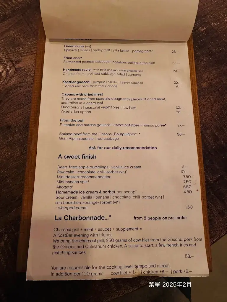 Menu_KostBar Sennhof_Chur_image_3