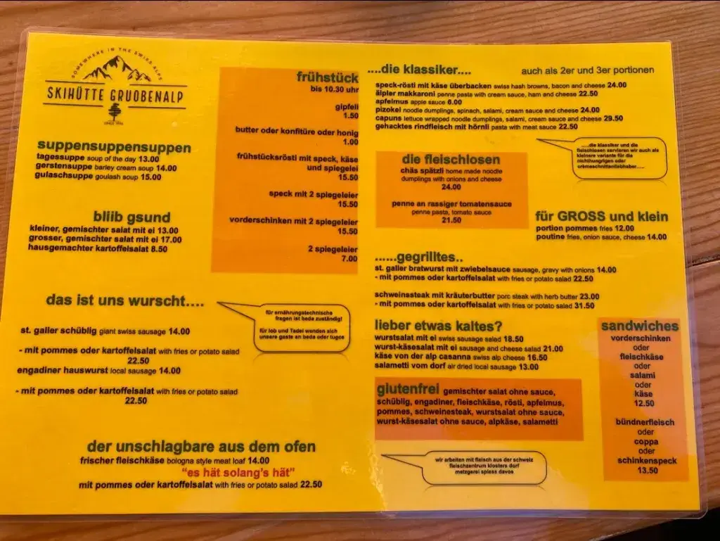 Menu_Skihütte Gruobenalp_Davos_image_2