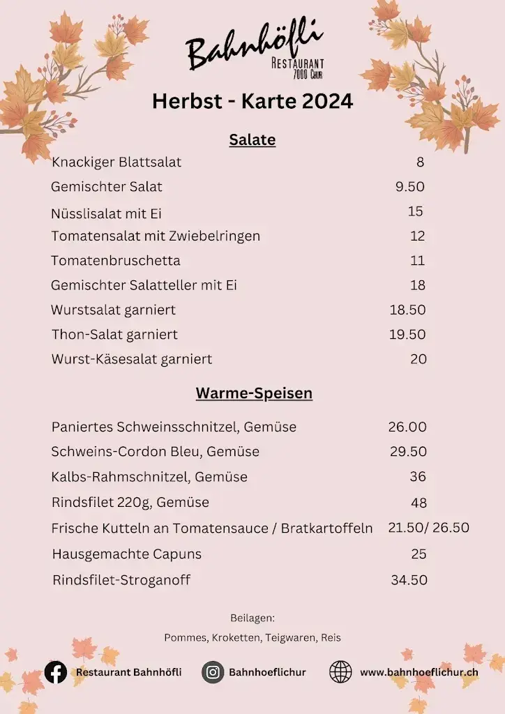 Menu_Restaurant Bahnhöfli_Chur_image_2