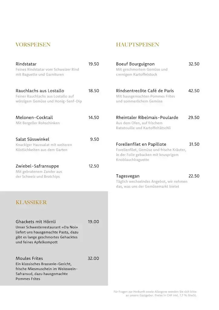 Menu_Süsswinkel Brasserie_Chur_imagen_1