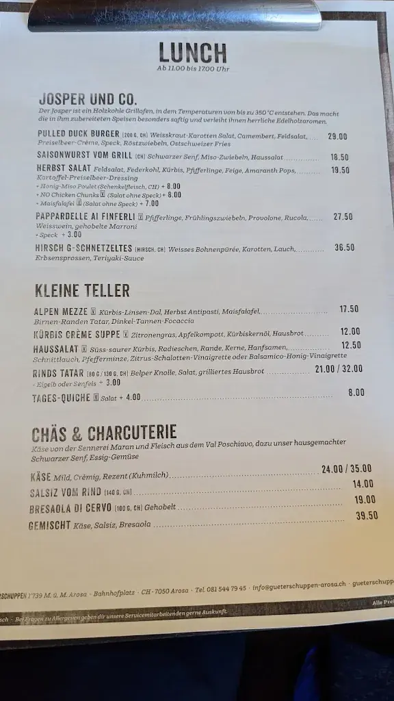 Menu_Güterschuppen Arosa_Arosa_image_3