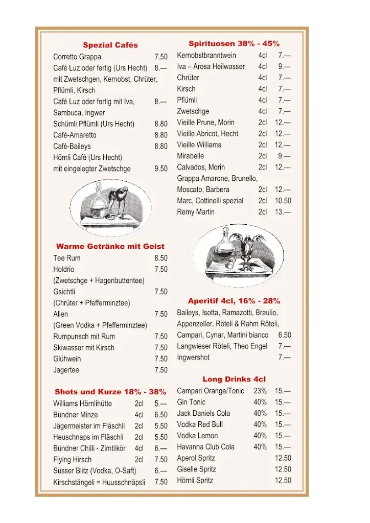 Menü_Hörnlihütte Arosa_Arosa_Bild_2