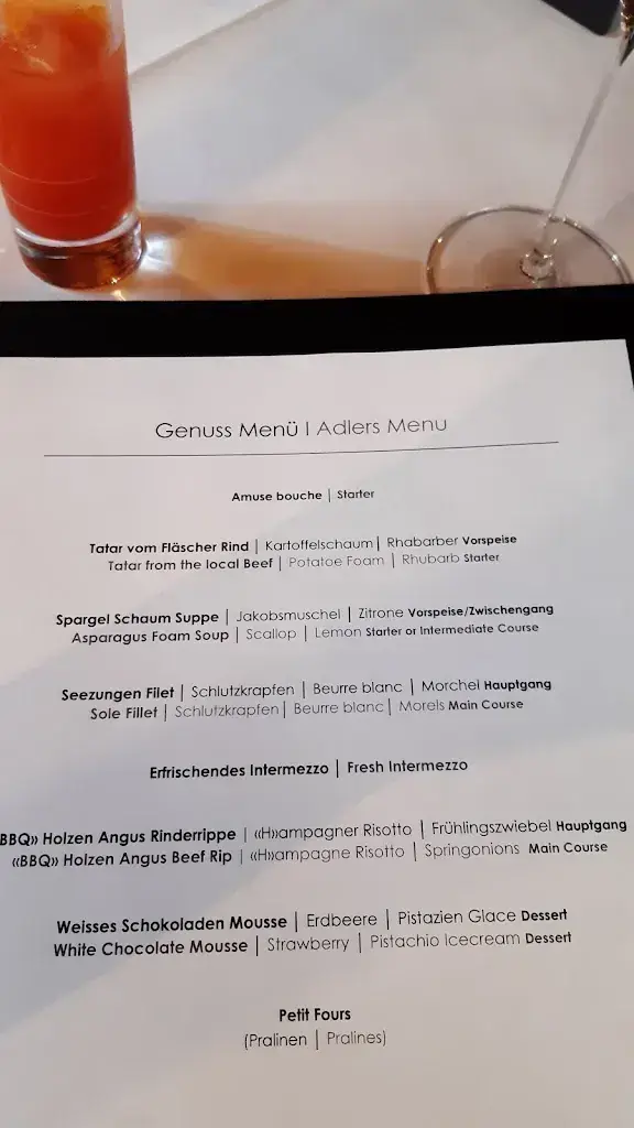 Adler restaurant à Fläsch