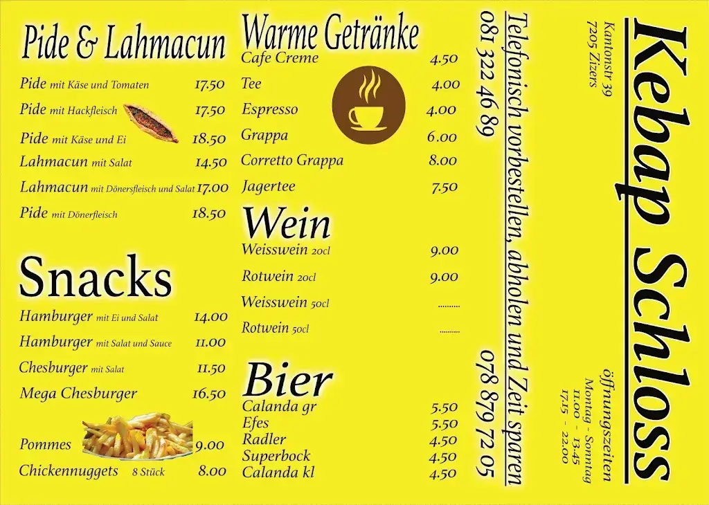 Kebap Schloss Zizers ristorante a Zizers