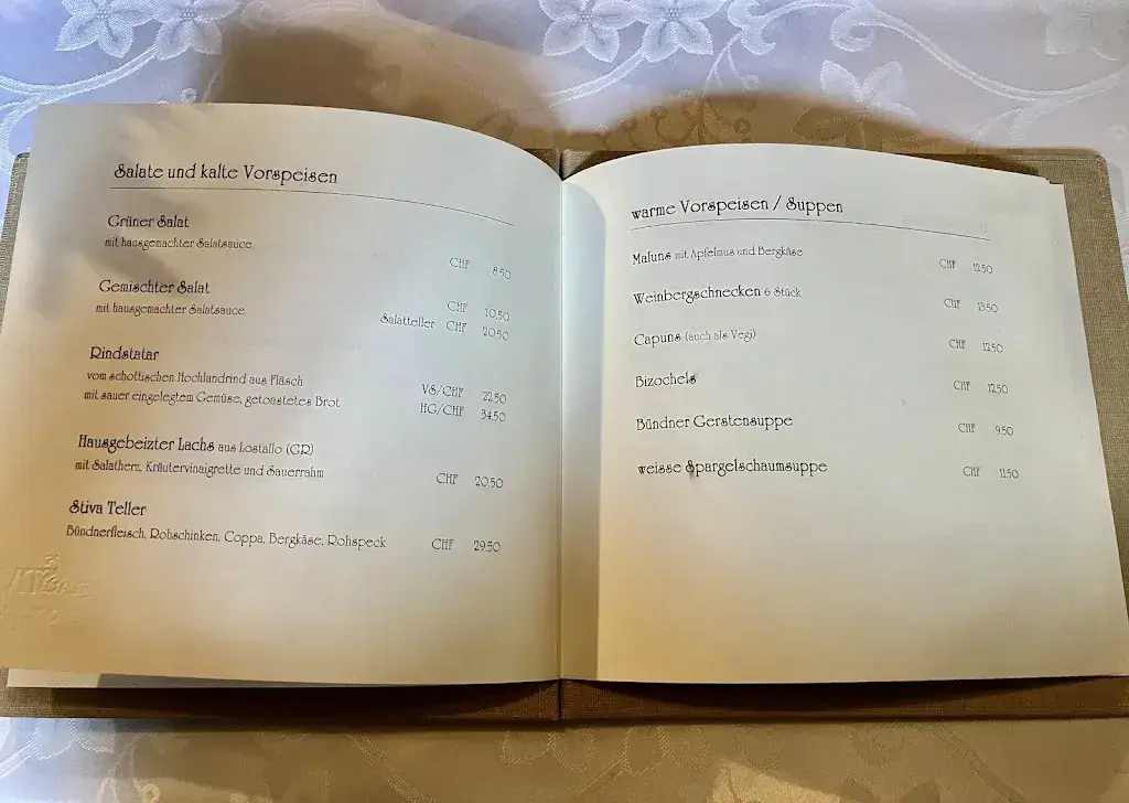 Menu_Alte Buendnerstube Stiva Grischuna Disentis_Disentis_image_3