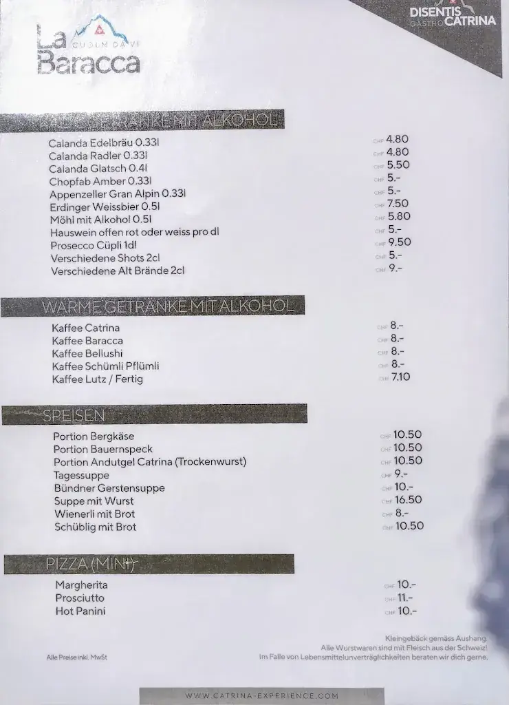 Cuolm da Vi - La Baracca_Tujetsch_menu_image_1