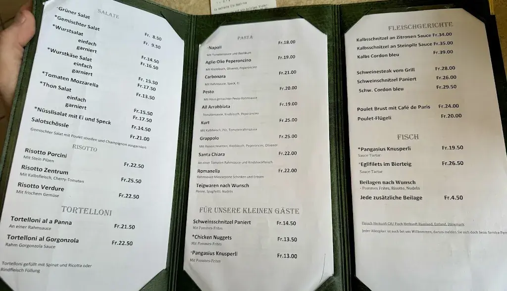 Restaurant Zentrum Holzofen Pizzeria Restaurant in Buchs