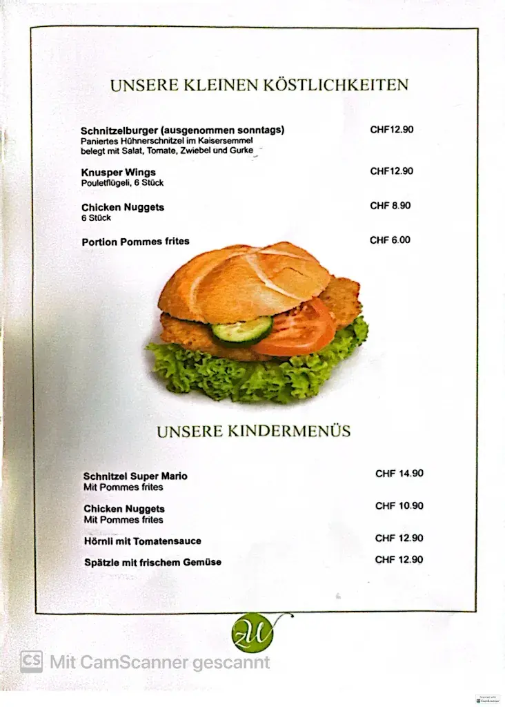 Menu_Zum Wiener Restaurant_Langenthal_image_2