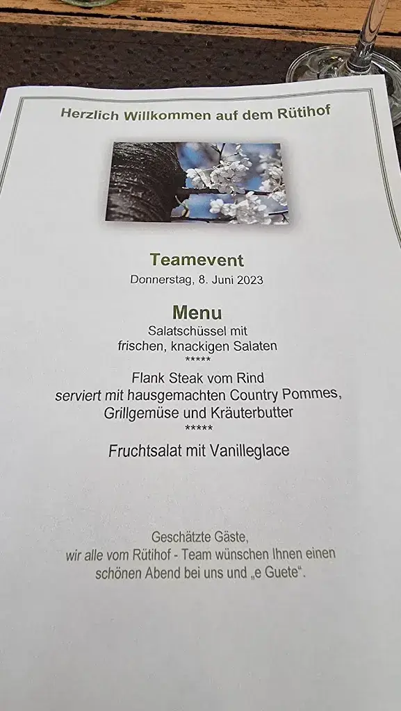 Menu_Restaurant Rütihof, Gränichen_Gränichen_image_1