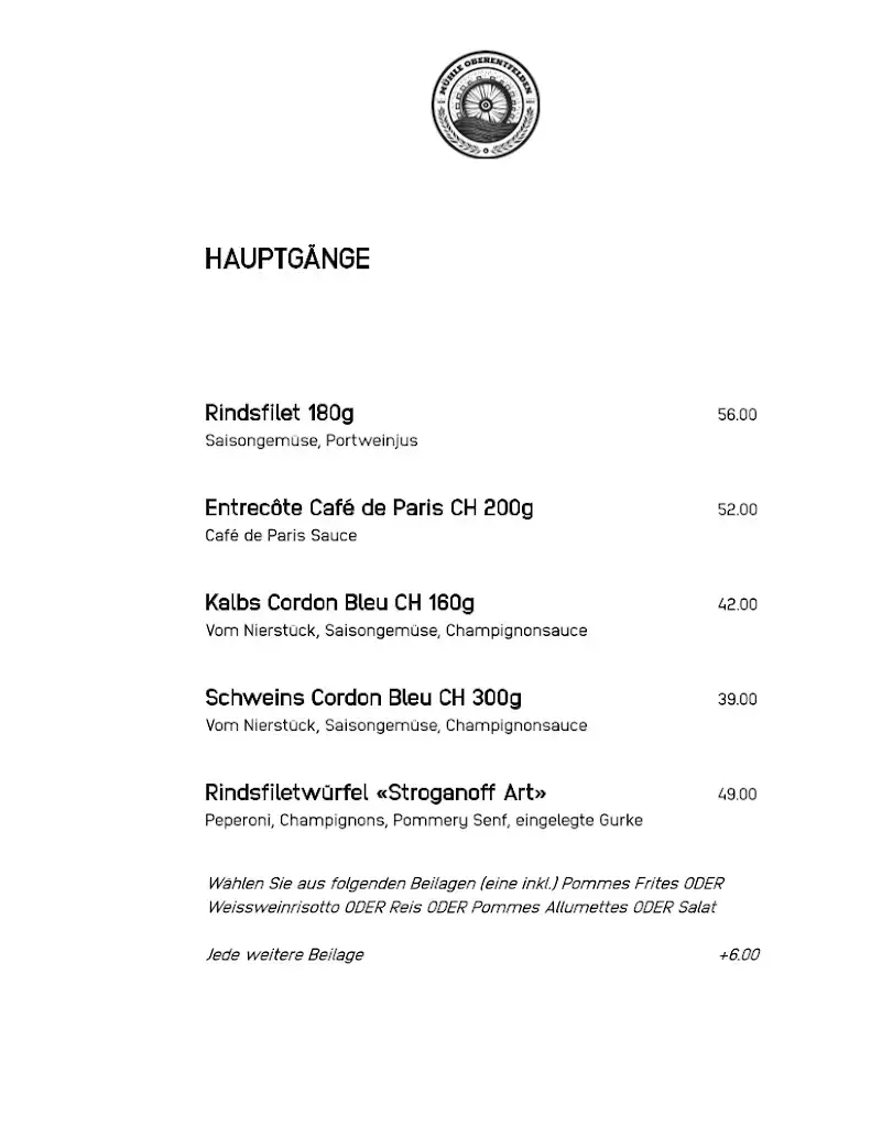 Menu_Restaurant Mühle Oberentfelden_Oberentfelden_image_3