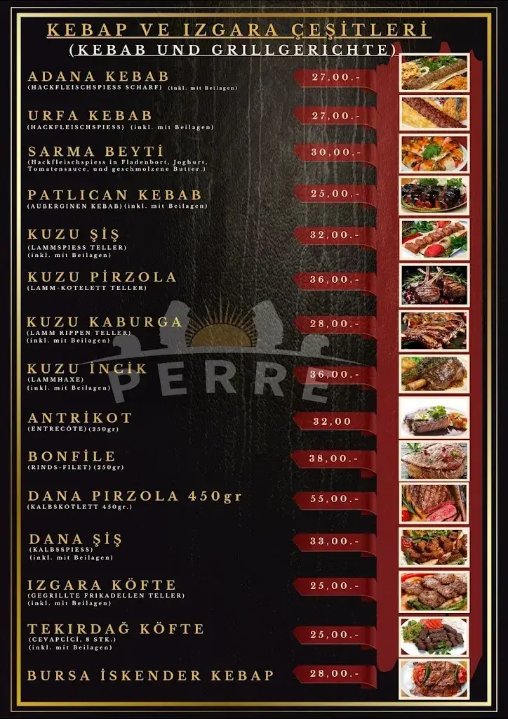 Menu_PERRE GRILL HAUS & Music_Oberentfelden_image_3