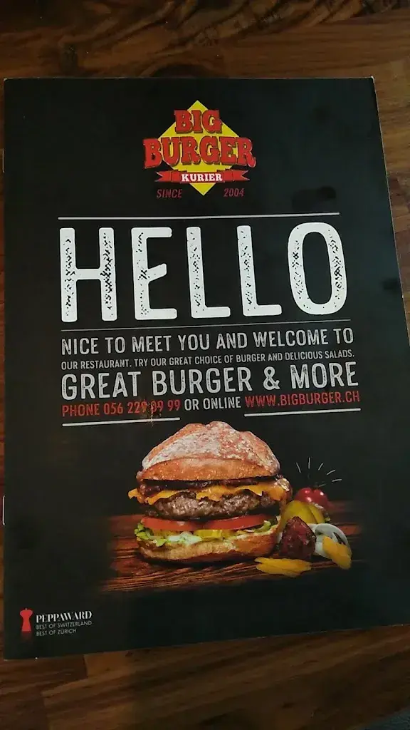 Menu_Big Burger Dättwil Diner & Kurier_Dättwil_image_4