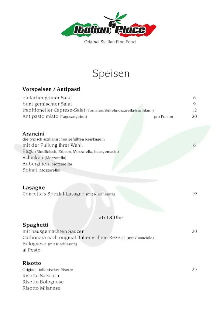 Menu_Restaurant Italianplace_Oberwil_immagine_4