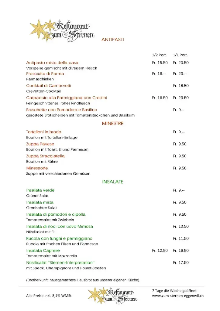 Menu_Restaurant zum Sternen Eggenwil_Eggenwil_image_1