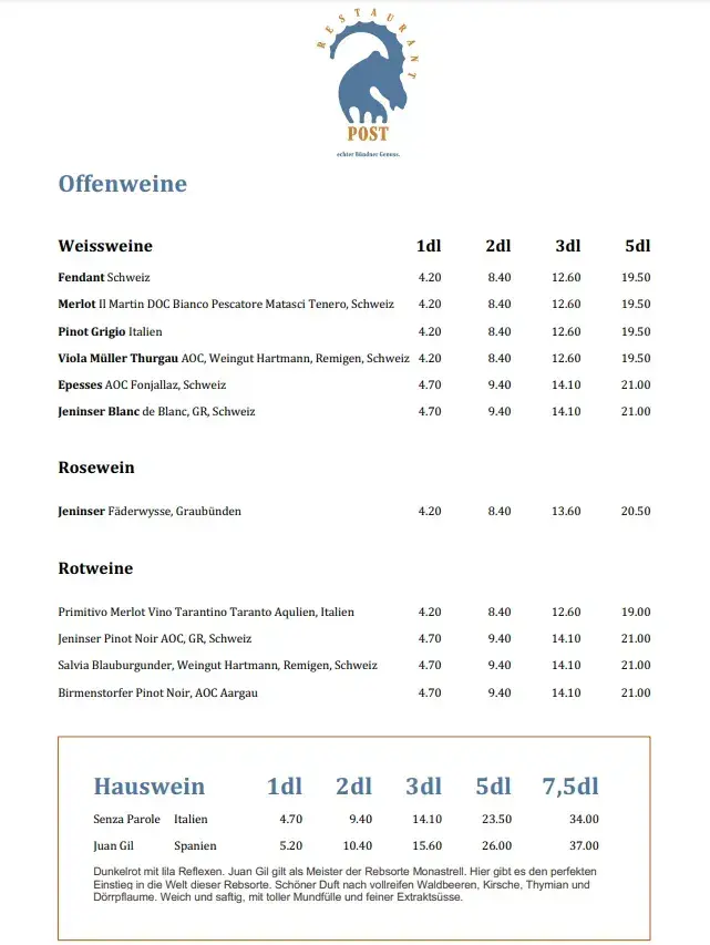 Menu_Restaurant zur Post_Remetschwil_image_1