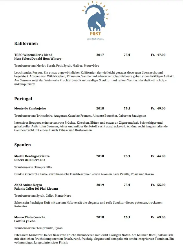 Menu_Restaurant zur Post_Remetschwil_image_4