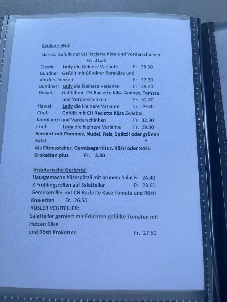 Menu_Speise Restaurant Rüsler GmbH_Neuenhof_imagen_4