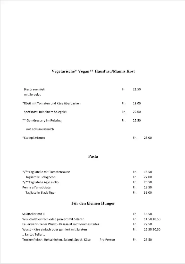 Menu_Restaurant Santos Neuenhof_Neuenhof_immagine_2