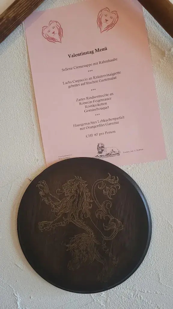 Menu_Hotel Löwen_Mellingen_imagen_2