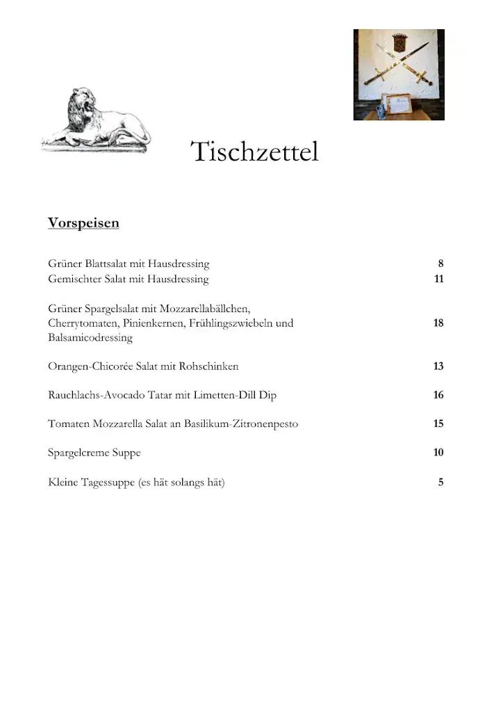 Menu_Hotel Löwen_Mellingen_imagen_4