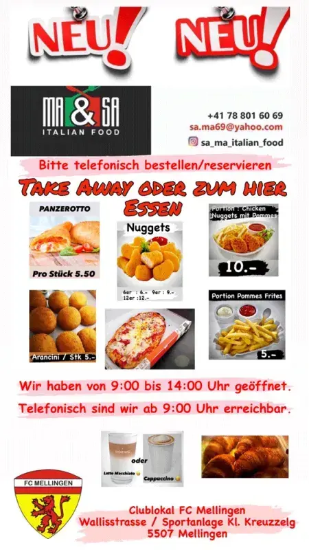 Menü_Take-Away Clubbeiz FC Mellingen_Mellingen_Bild_3