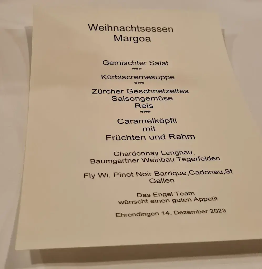 Gasthof Engel restaurant à Ehrendingen