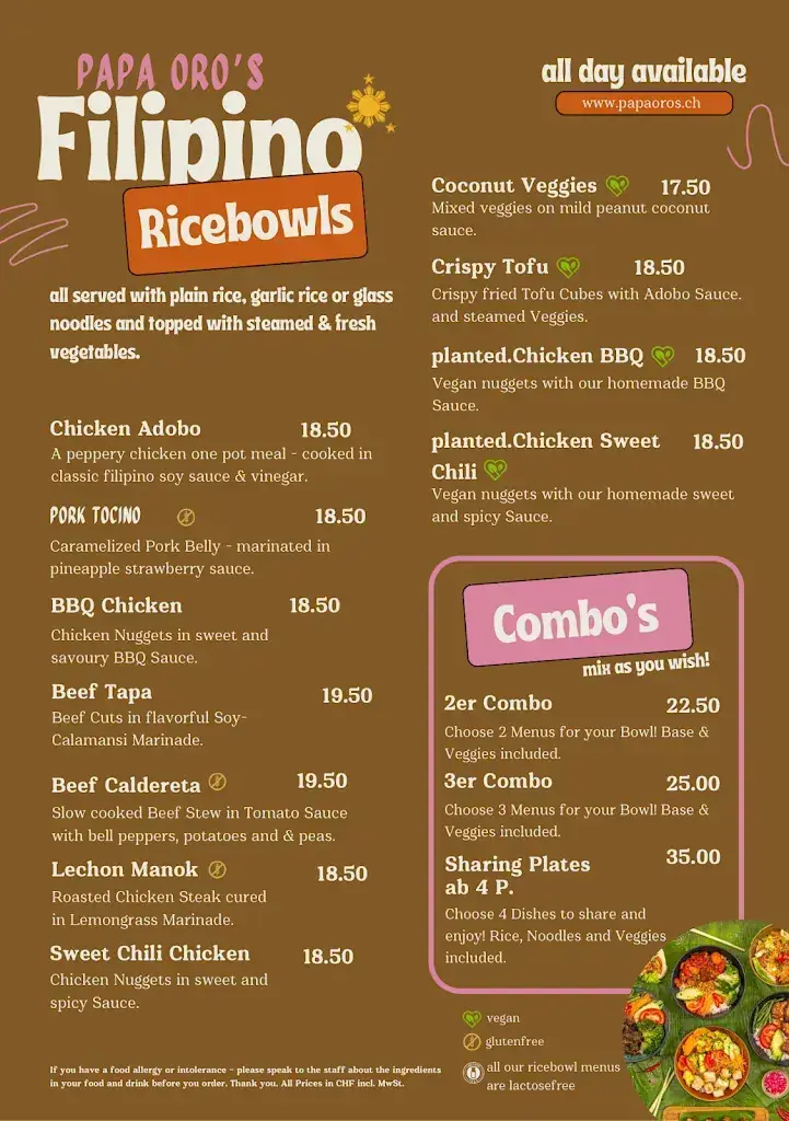 PAPA ORO's Bremgarten - Filipino Restaurant & Café restaurante en Bremgarten