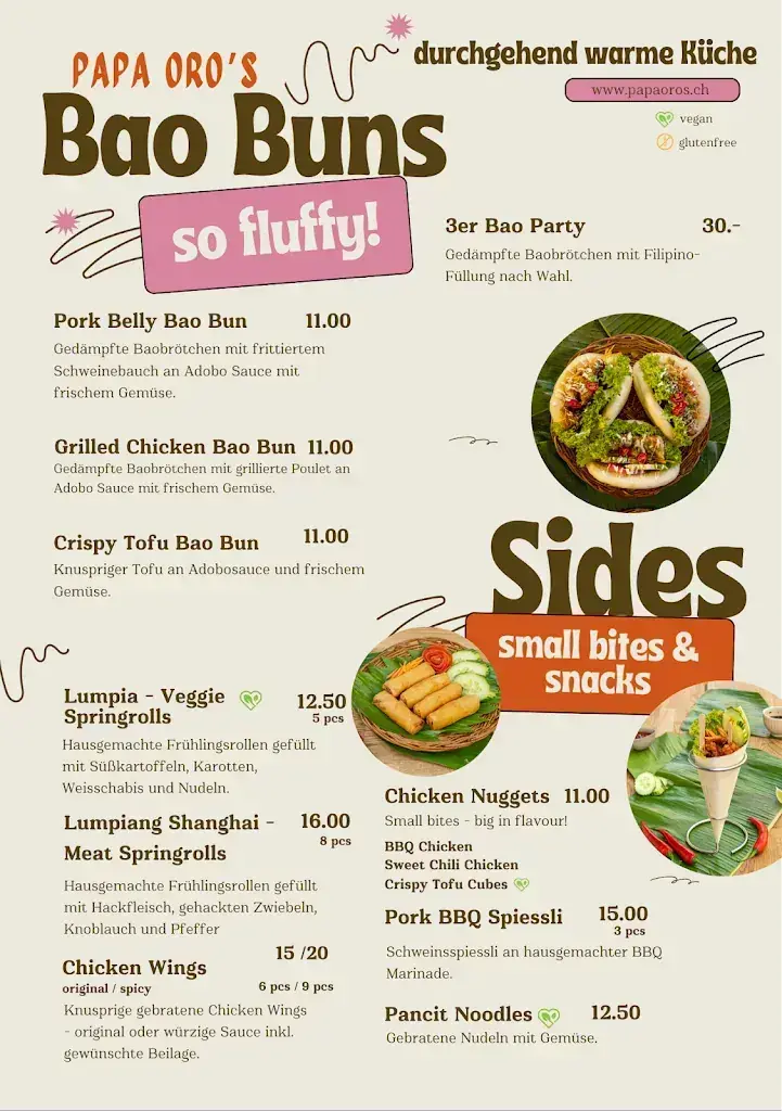 Menu_PAPA ORO's Bremgarten - Filipino Restaurant & Café_Bremgarten_image_3