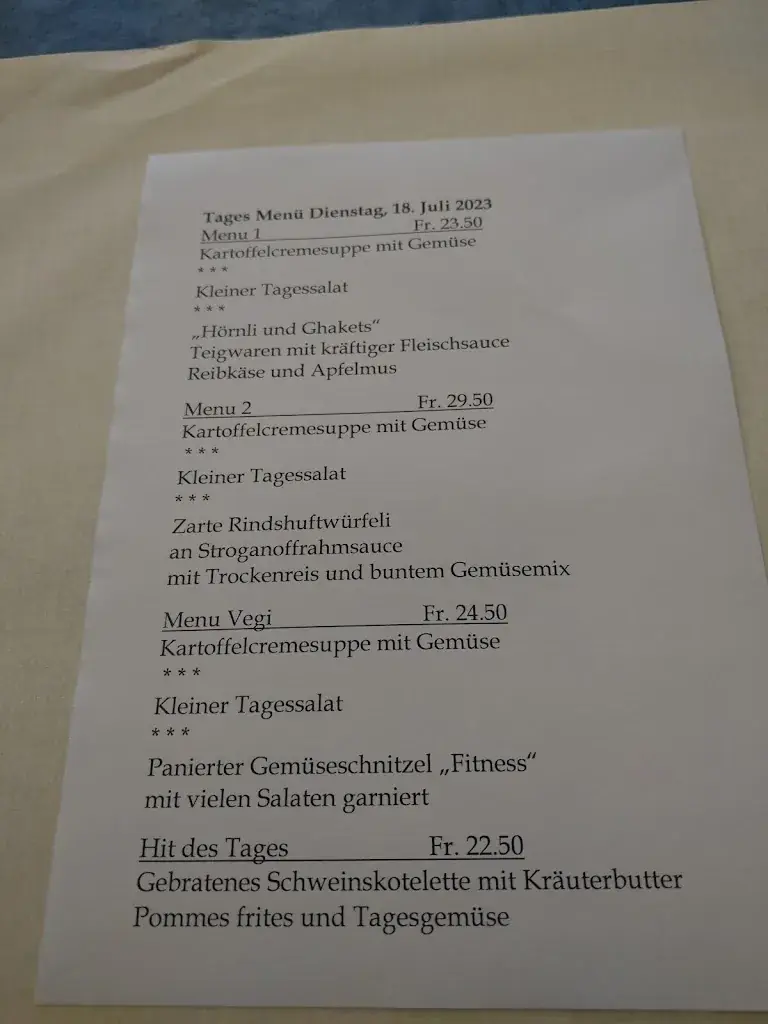 Menu_Hotel Restaurant zum Sternen_Würenlingen_image_1