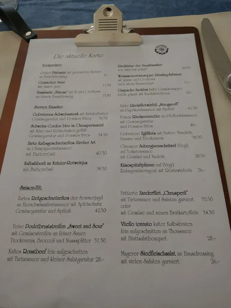 Menu_Hotel Restaurant zum Sternen_Würenlingen_image_2
