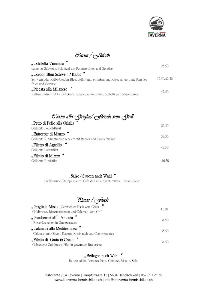 Menu_La Taverna_Hendschiken_image_3