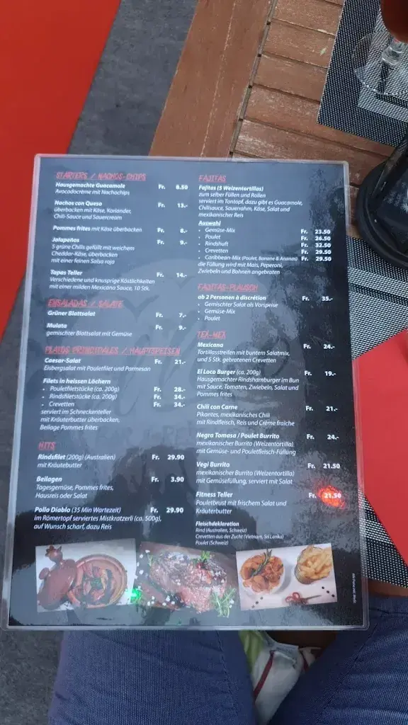 Menu_Restaurant El Loco_Hendschiken_image_2