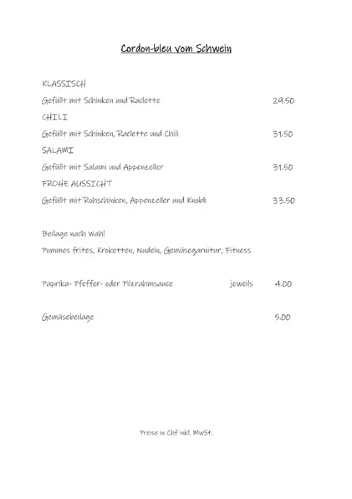 Menu_Restaurant Hotel Frohe Aussicht_Wohlen_image_4