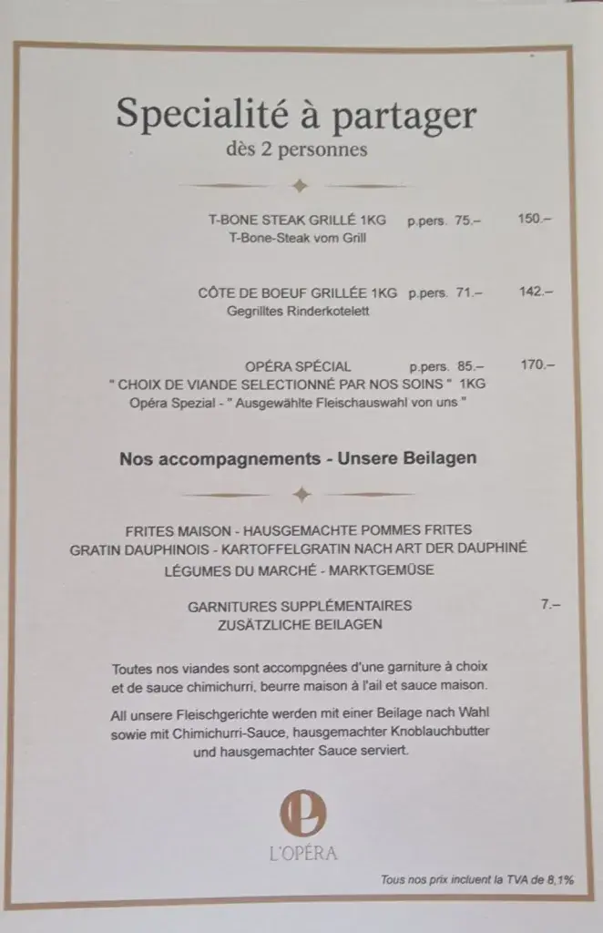 Restaurant L'Opéra Biel/Bienne_Bienne_menu_image_1
