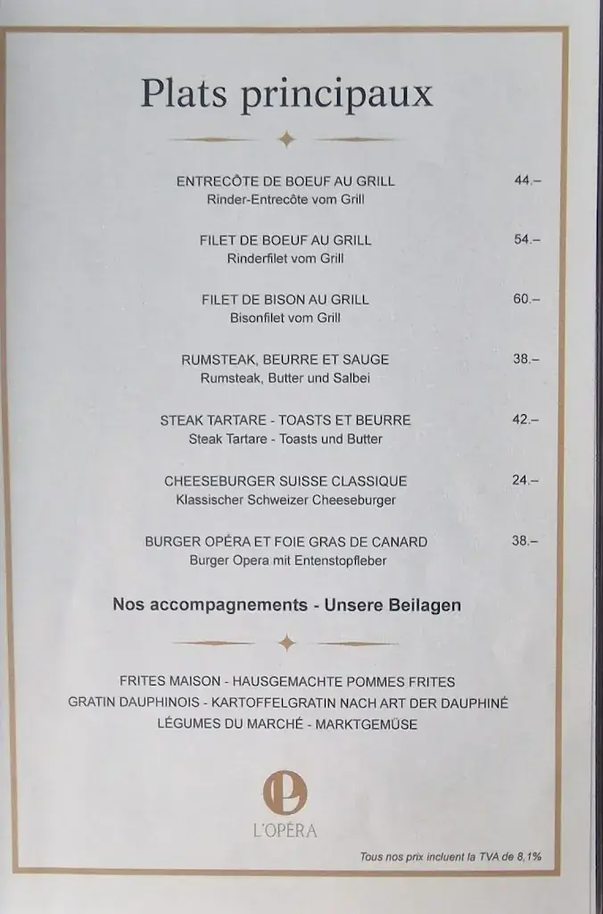 Menu_Restaurant L'Opéra Biel/Bienne_Bienne_image_2