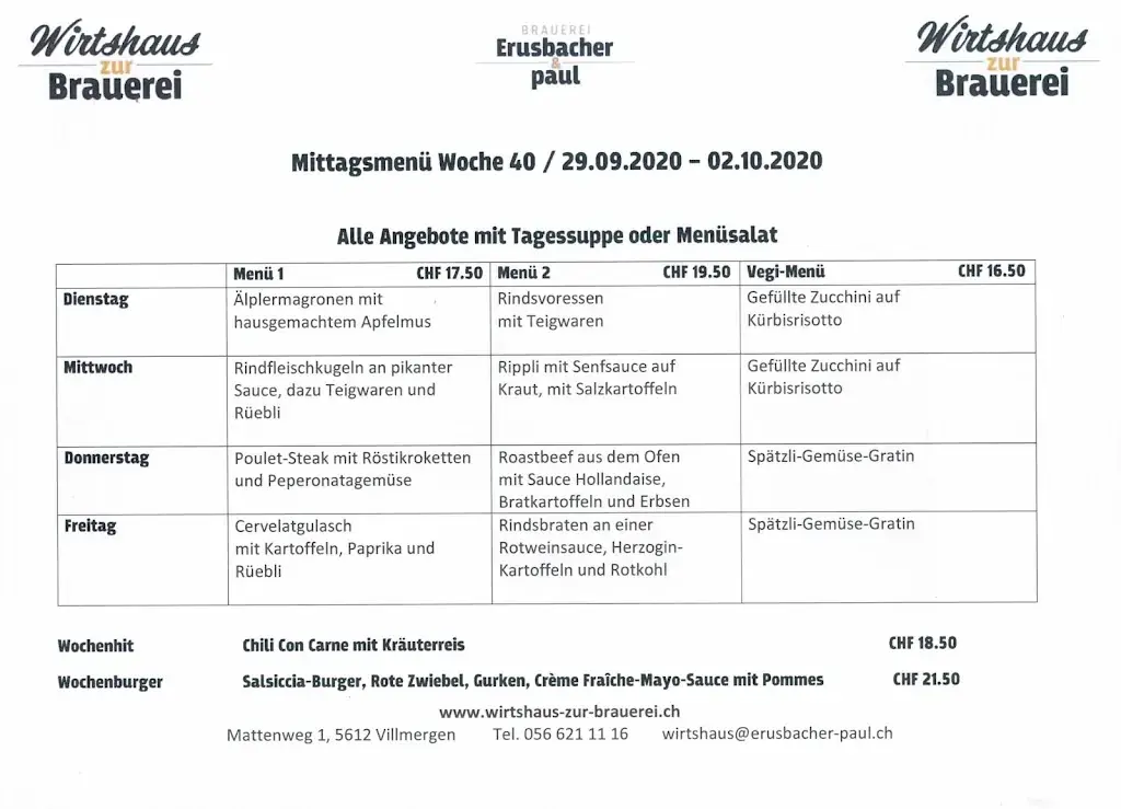 Menu_Wirtshaus zur Brauerei_Villmergen_image_3