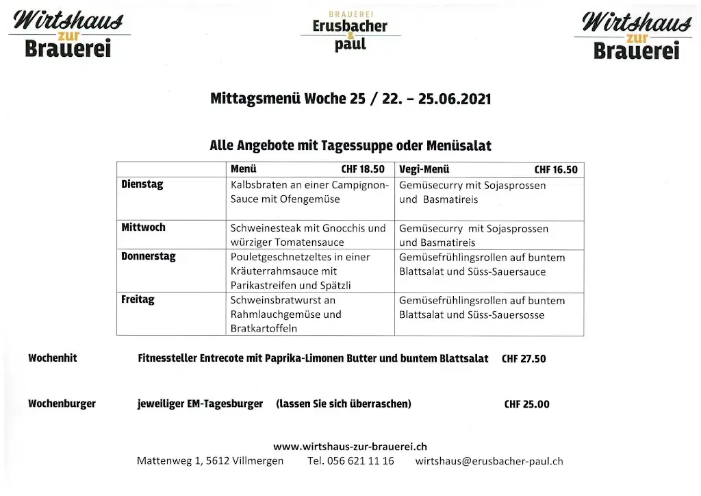 Menu_Wirtshaus zur Brauerei_Villmergen_image_4