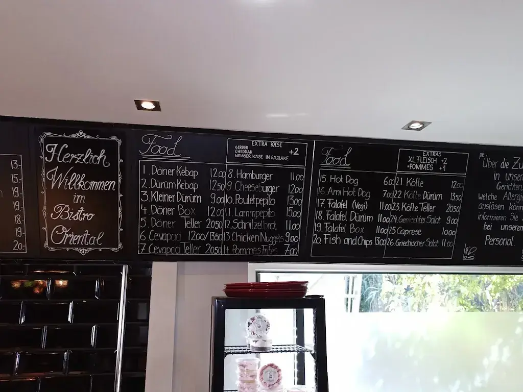 Menu_Bistro Oriental, Fast Food and More_Villmergen_immagine_2