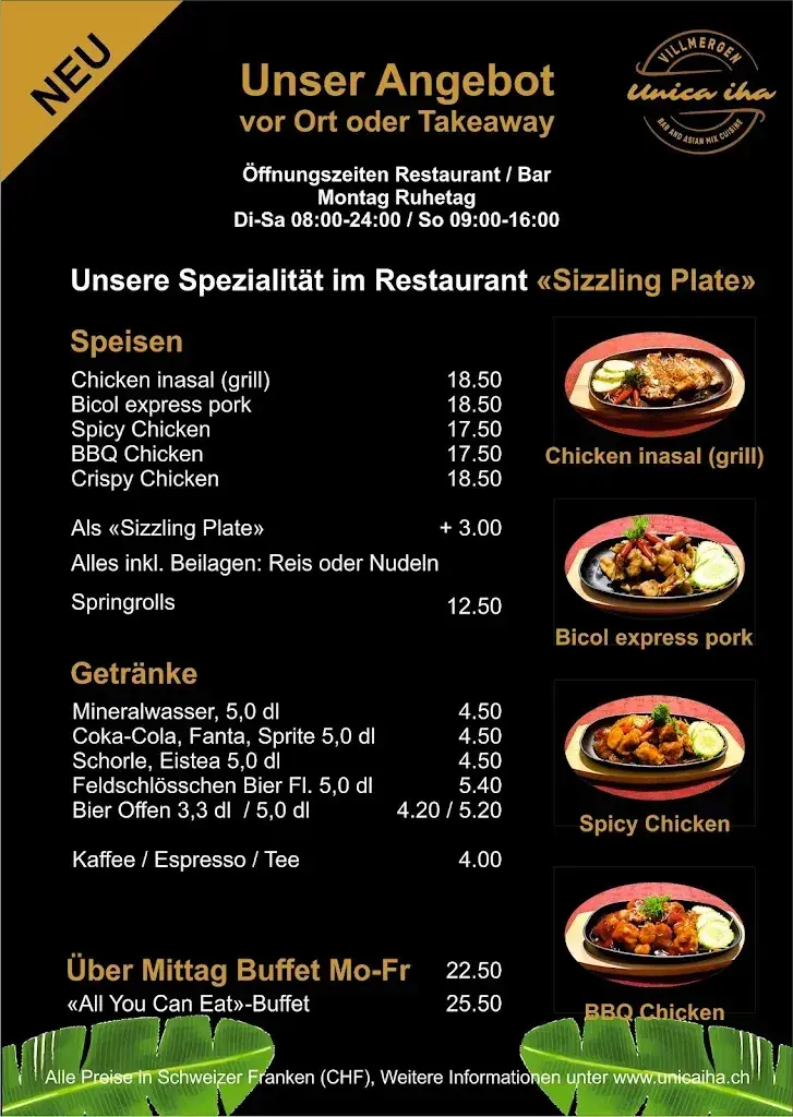 Unicaiha Restaurant, Takeaway und Bar_Villmergen_menu_image_1