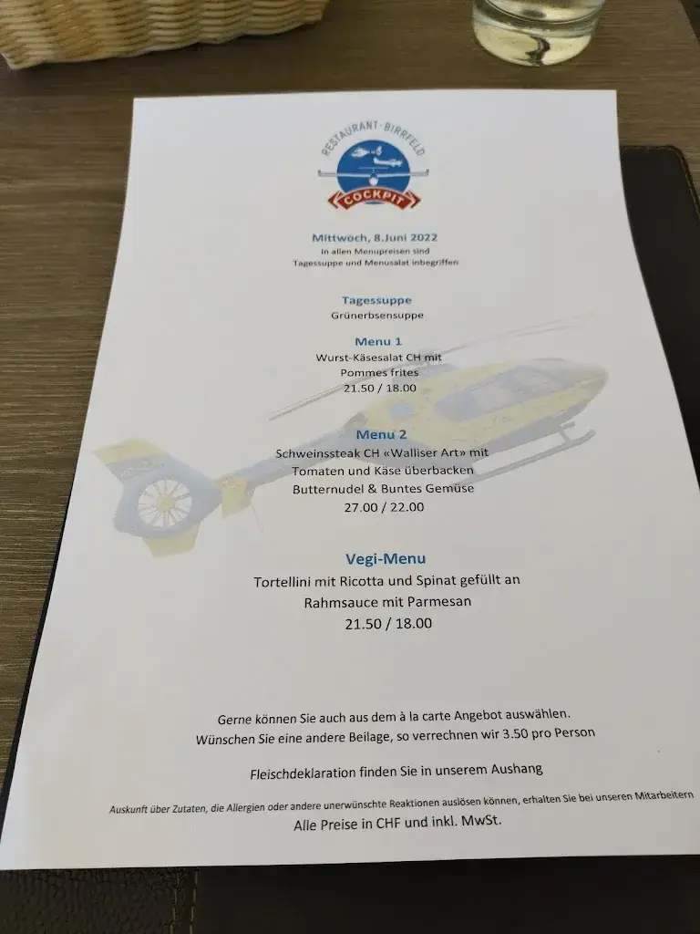 Restaurant Cockpit Birrfeld_Lupfig_menu_image_1